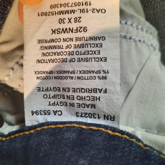 MENS Wrangler Slim Straight Fit -Size:28-30 - Picture 5 of 7